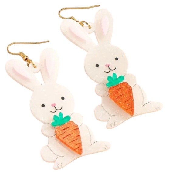 Whimsy_and_Rose Jewelry - Bunny Rabbit Earrings